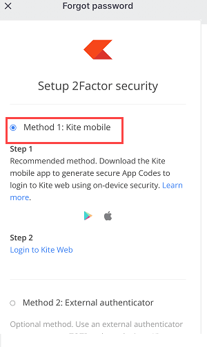 Zerodha User ID and logi  n password forgot