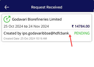 Approve IPO Mandate Request on SBI Pay UPI App