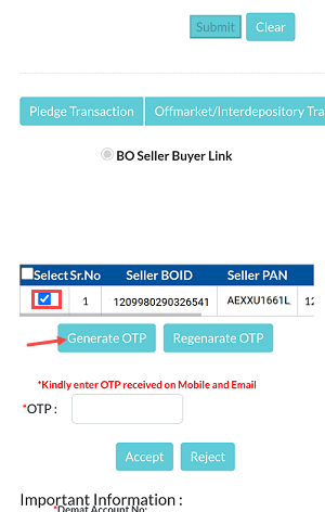Verify Beneficiary in CDSL Easiest Account