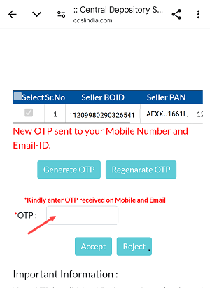 Verify Beneficiary in CDSL Easiest Account