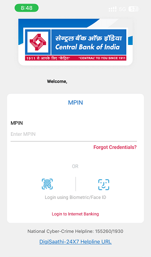 cent  mobile login