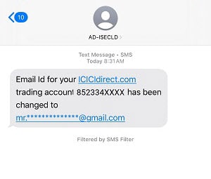 Change/Update Your ICICI Direct Registered Email ID