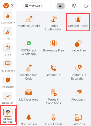 Change/Update Your ICICI Direct Registered Email ID