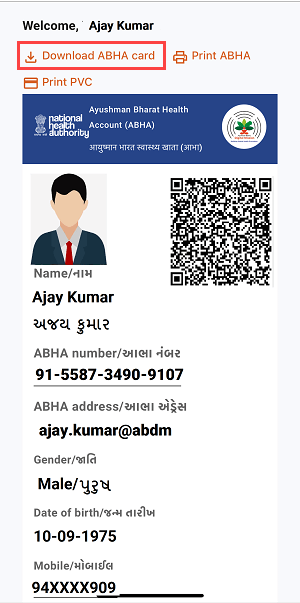 Create Abha Card Online Using an Aadhaar Card