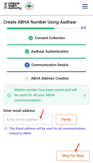 Create Abha Card Online Using an Aadhaar Card