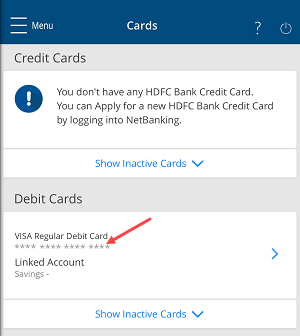 Activate International Online Transactions for HDFC Debit Card