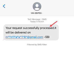 How to Download SBI Account 6 Months Statement by SMS