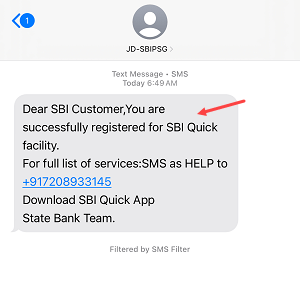 SBI Missed Call Banking