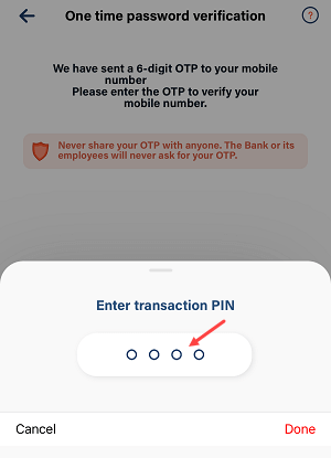 Add a Beneficiary Account on Bank of Baroda Mobile Banking