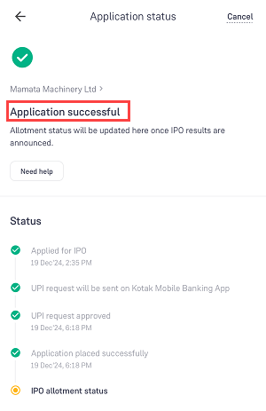 How To Approve IPO Mandate on Kotak Mobile Banking Lite App