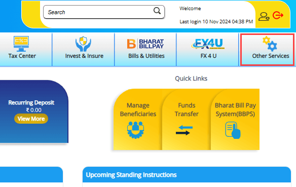 block unblock canara mobile banking