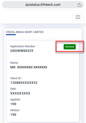 Check IPO Allotment Status on Groww Demat Account