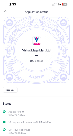 Check IPO Allotment Status on Groww Demat Account