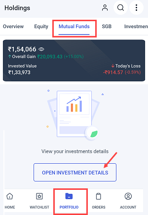 Withdraw/Sell Mutual Funds from Angel One Demat Account