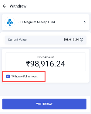 Withdraw/Sell Mutual Funds from Angel One Demat Account