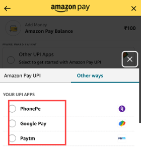 can i add money in amazon pay wallet from credit card
