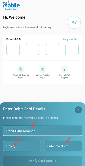 Recover Your BOI Net Banking MPIN