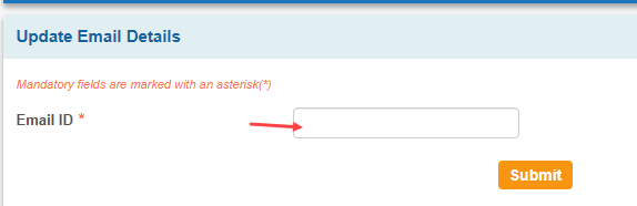 Register an Email ID with SBI Account Online