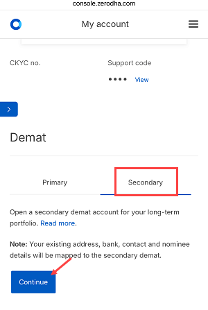 How to Open a Secondary Demat Account with Zerodha