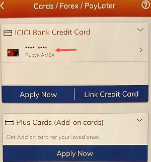 check icici credit card number cvv expiry online